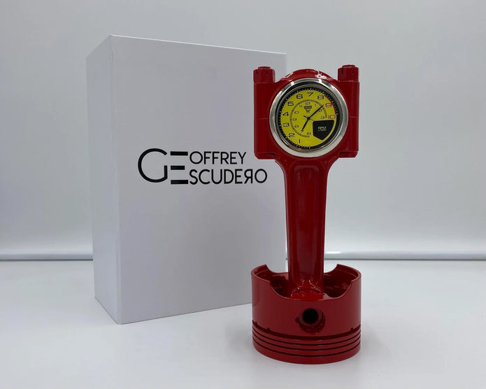 Ferrari 308 GTB Piston Clock Made From A Real Engine