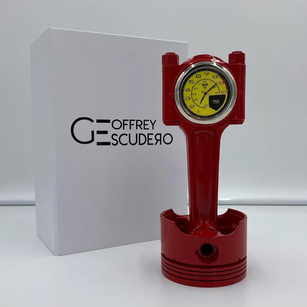 Ferrari 308 GTB Piston Clock Made From A Real Engine
