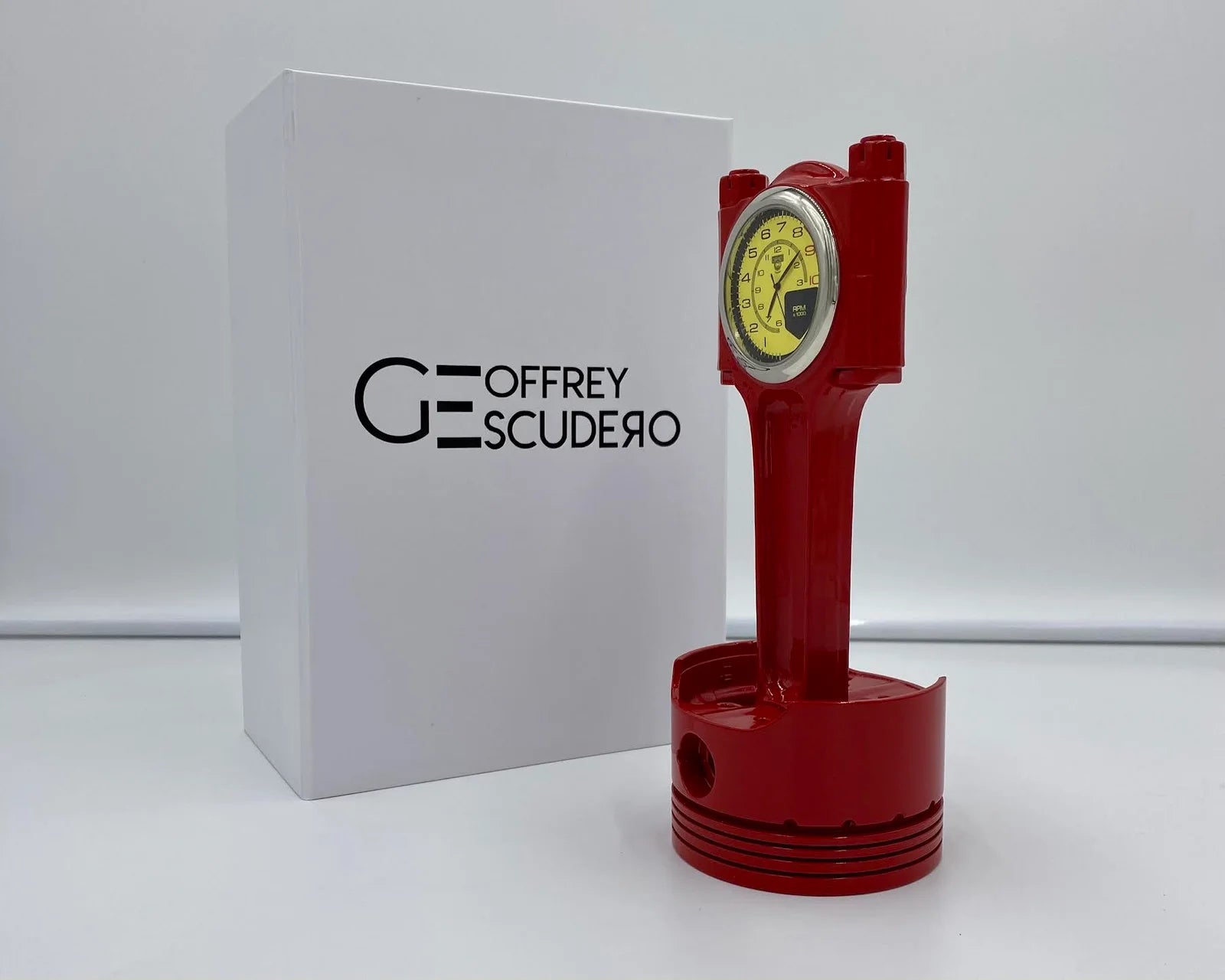 Ferrari 308 GTB Piston Clock Made From A Real Engine