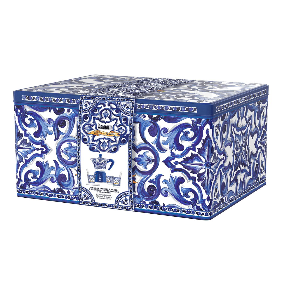 Bialetti X Dolce&Gabbana Blue Mediterranean Gift Set