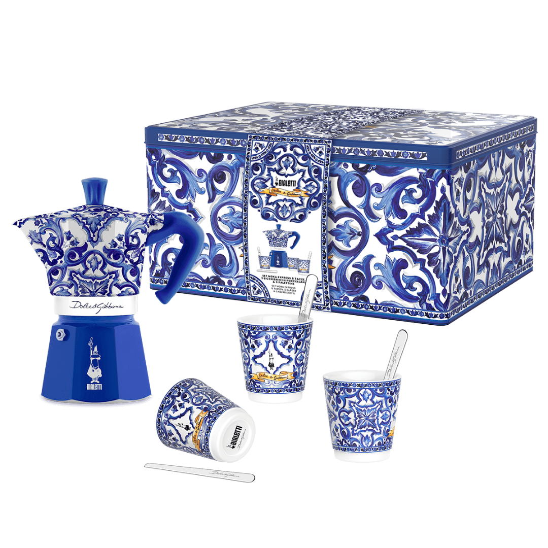 Bialetti X Dolce&Gabbana Blue Mediterranean Gift Set