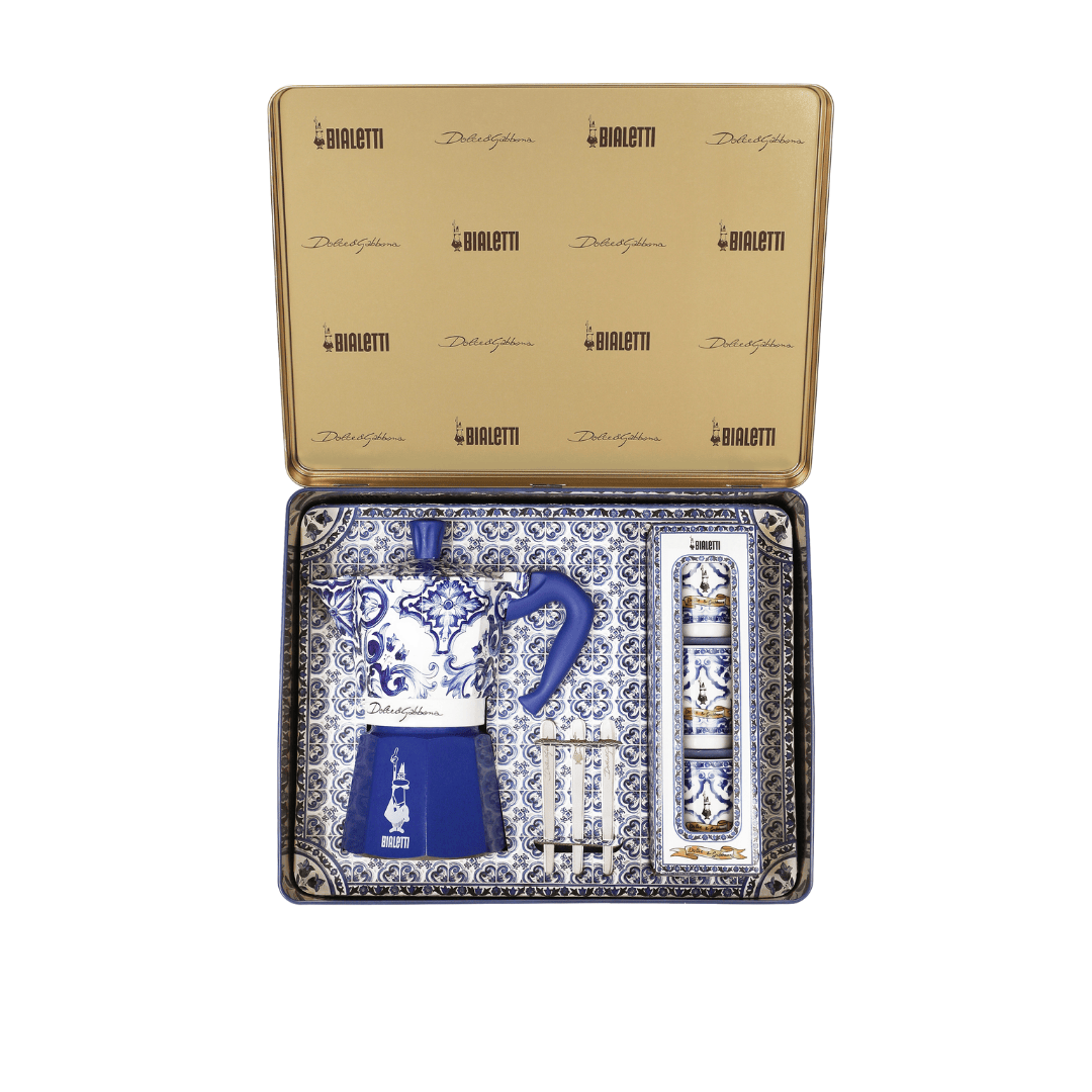 Bialetti X Dolce&Gabbana Blue Mediterranean Gift Set