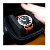 1 Slots Watch Travel Case - Black