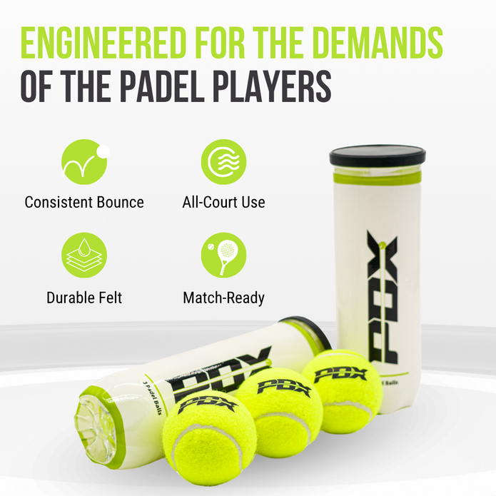 Padel Balls PDX - Set of 3