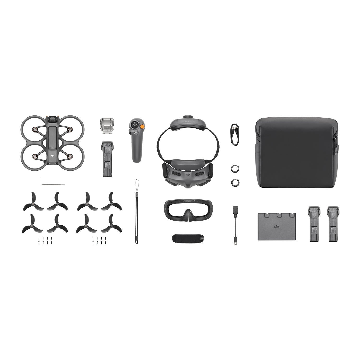 DJI Avata 2 Fly More Combo Drone With 3 Batteries