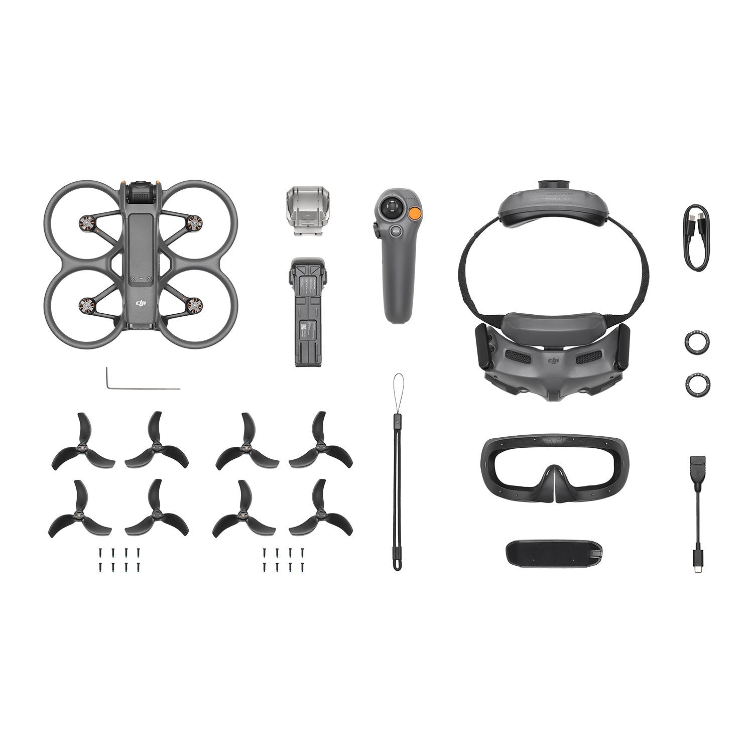 DJI Avata 2 Fly More Combo Drone with 1 Battery