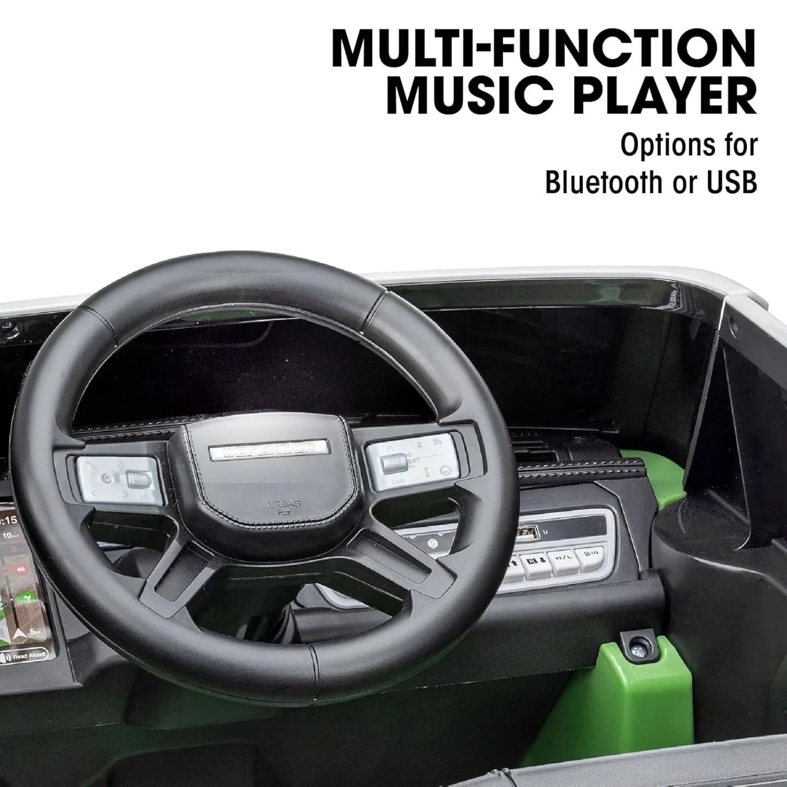 Land Rover Defender 12V Electric Ride On - Green