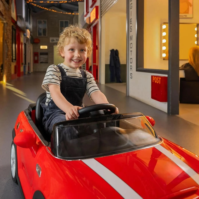 Mini Cooper Convertible 12V Electric Ride On - Red