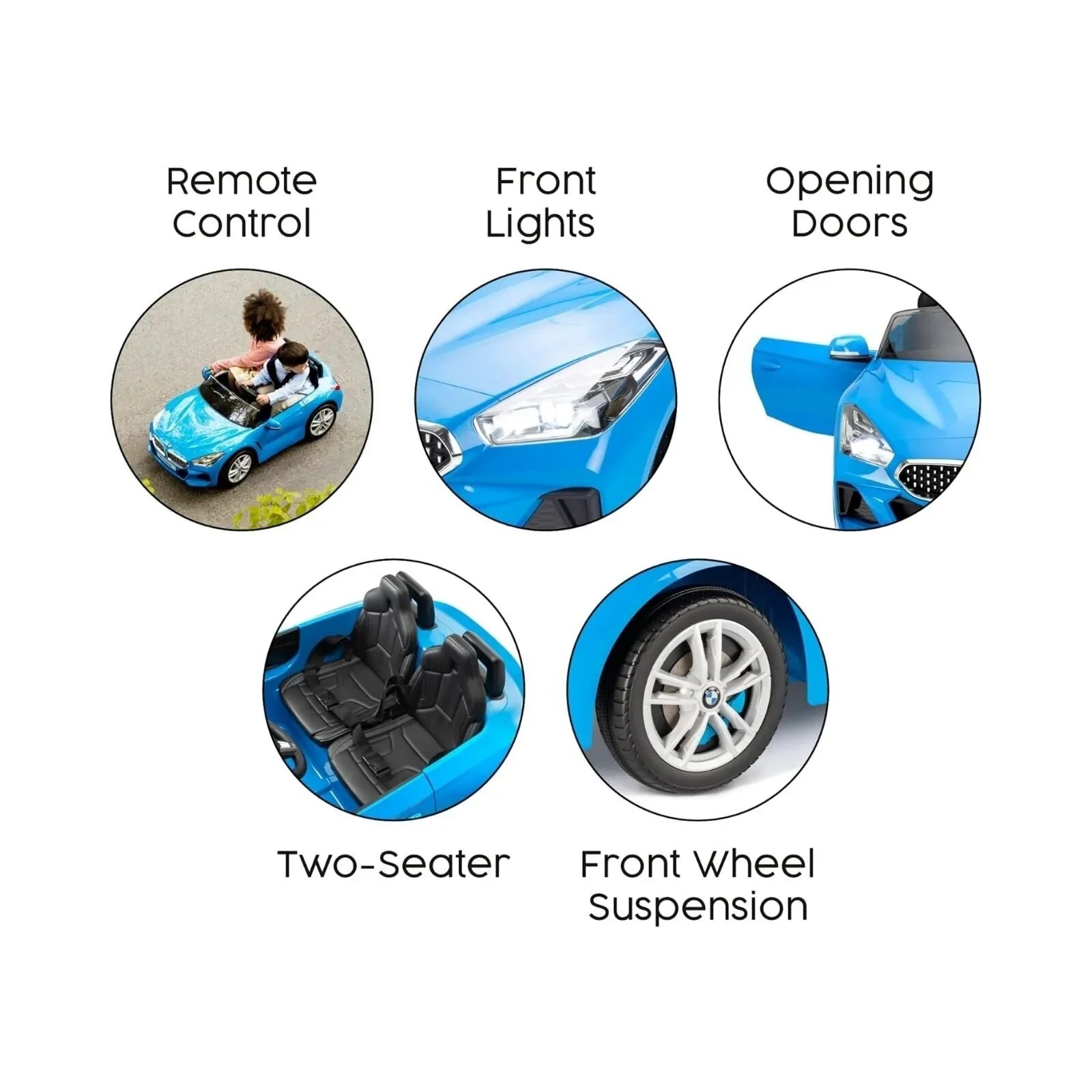 BMW Z4 12V Electric Ride On - Blue