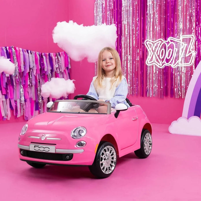 Fiat 500 12V Electric Ride On - Pink (Copy)