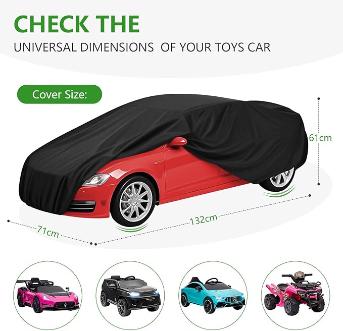 Fabric Ride-On Car Cover