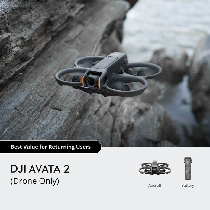 DJI Avata 2 Fly More Combo Drone With 3 Batteries