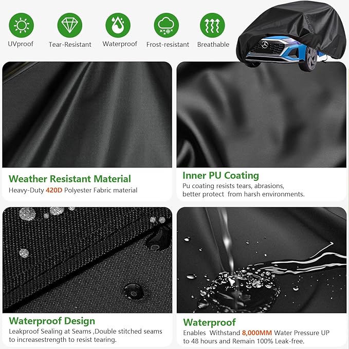 Fabric Ride-On Car Cover