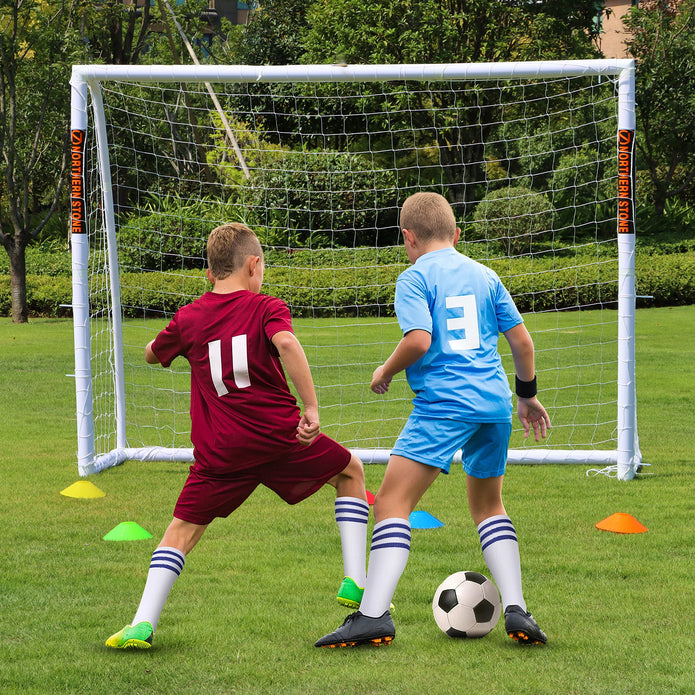 Football Goal 8ft x 6ft + Football Net Integrated