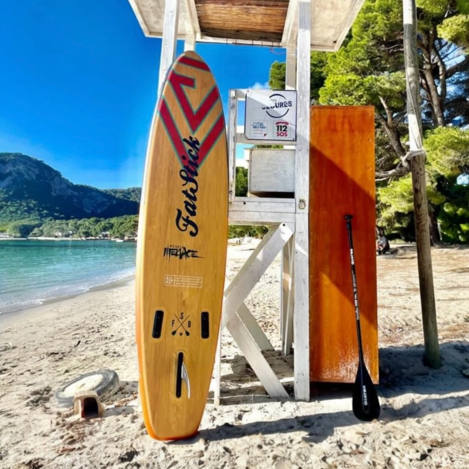 Wooden Menace 11'2 Inflatable Paddle Board
