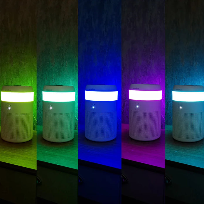 Senelux Demi HEPA Air Purifier with 7 LED Colours