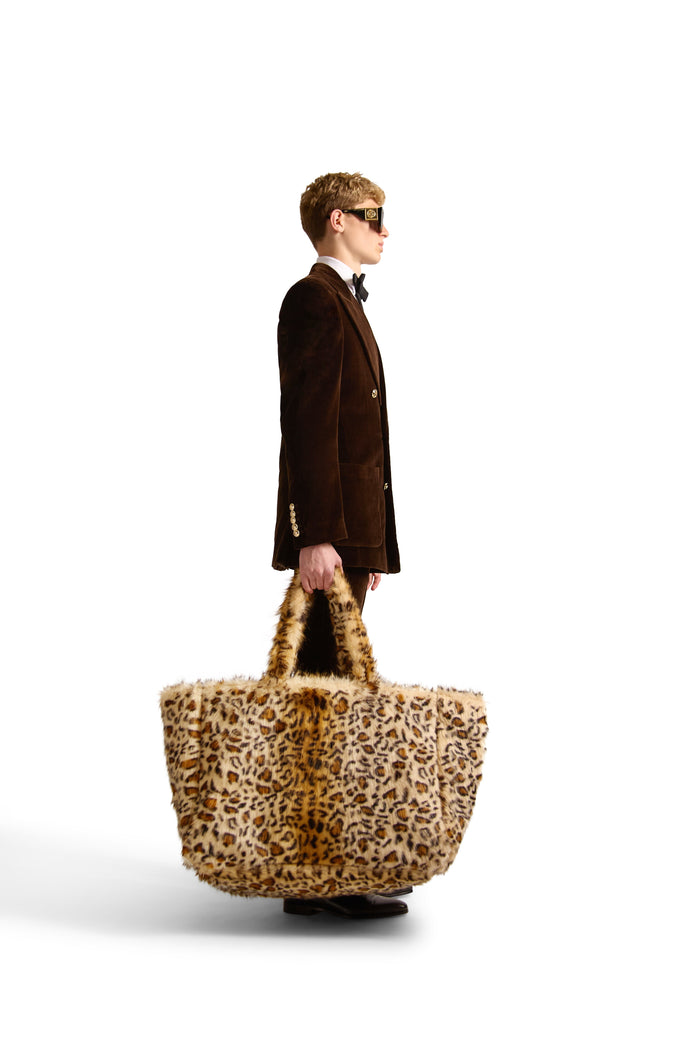 Helen Anthony Faux Fur Large Bag