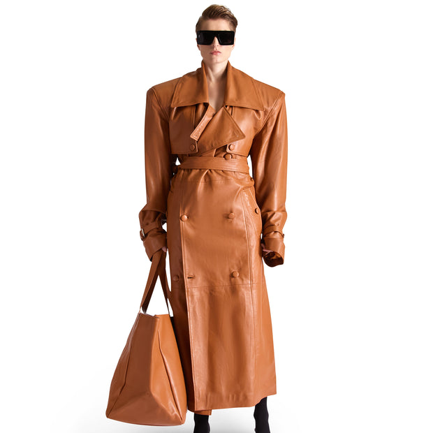 Helen Anthony Oversized Leather Tote Bag