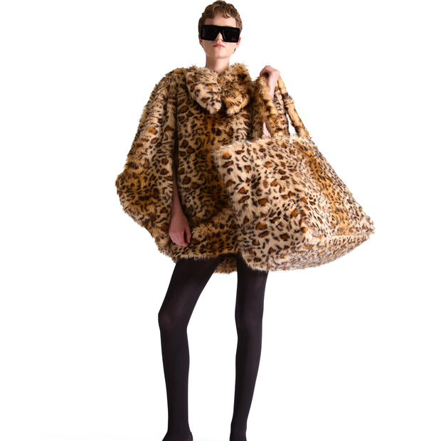 Helen Anthony Animal Print Faux Fur Bag