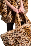 Helen Anthony Animal Print Faux Fur Bag