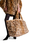 Helen Anthony Animal Print Faux Fur Bag