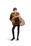 Helen Anthony Animal Print Faux Fur Bag