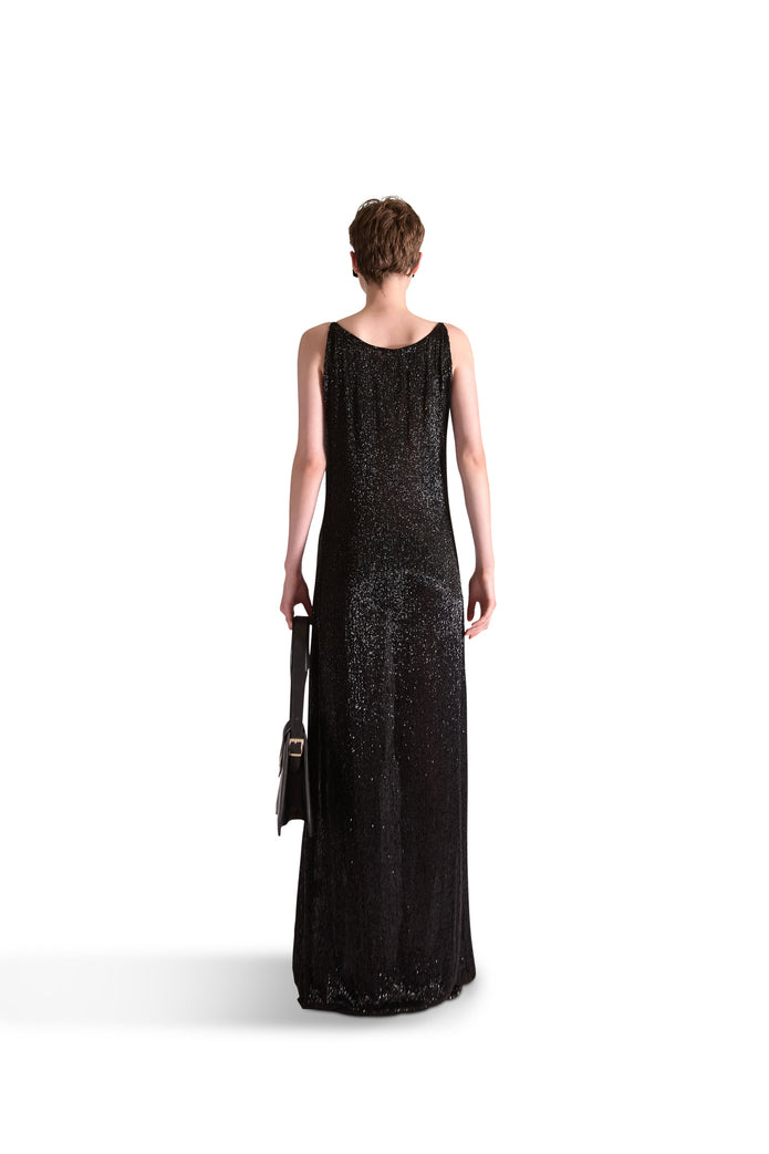 Helen Anthony Hand Embroidered Katdana Beaded Evening Dress