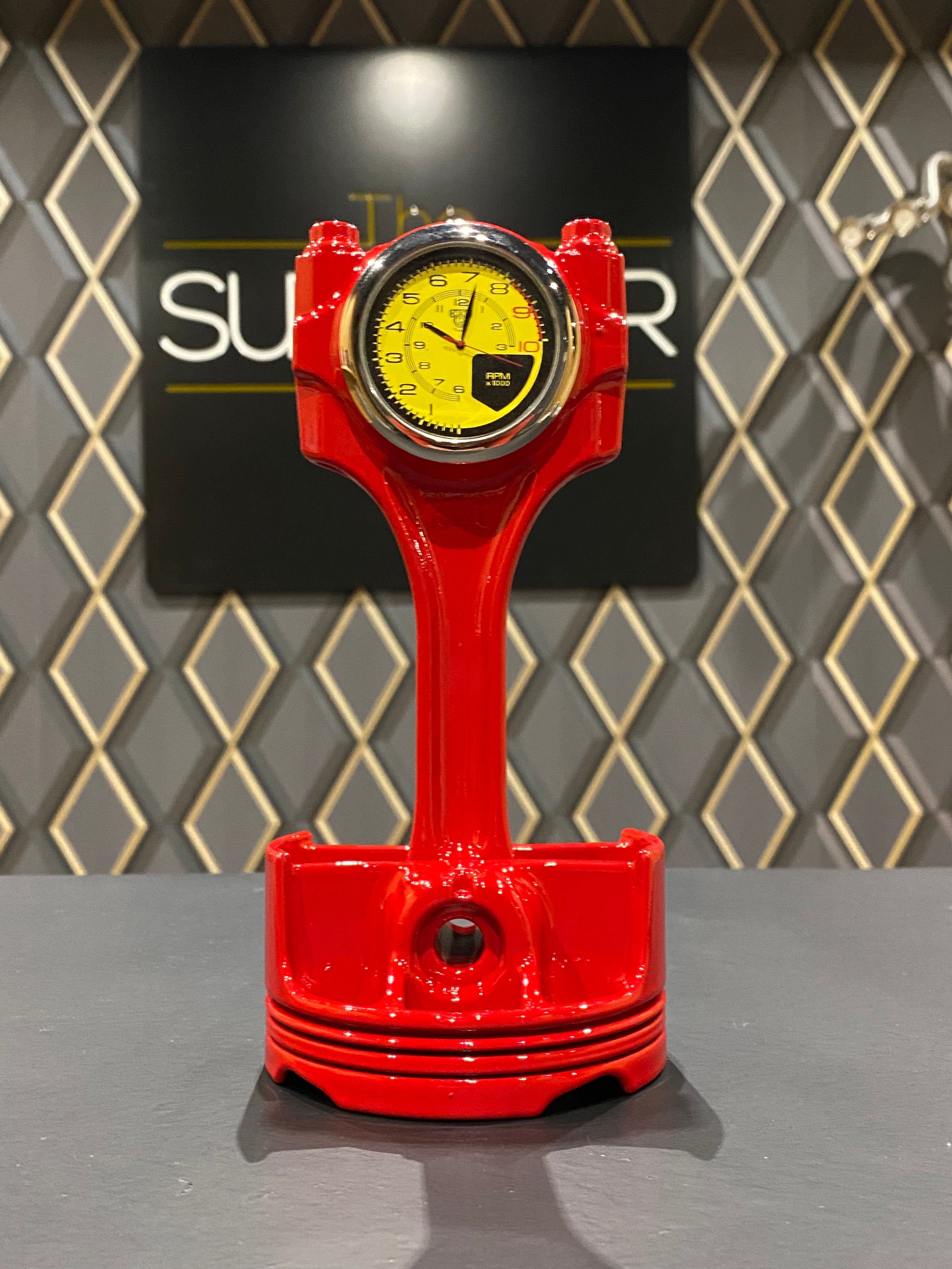 Ferrari 599 GTB Piston Clock Made From A Real Engine