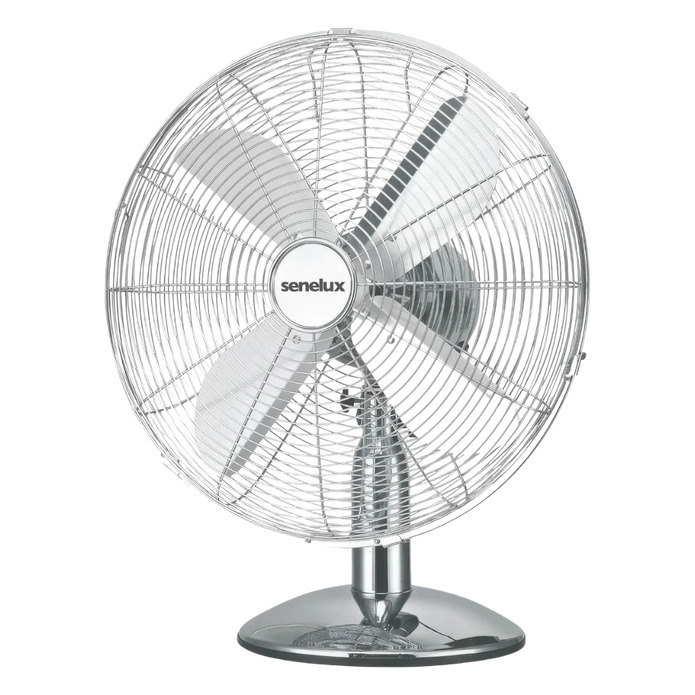 Senelux 12 inch Chrome Desk Fan