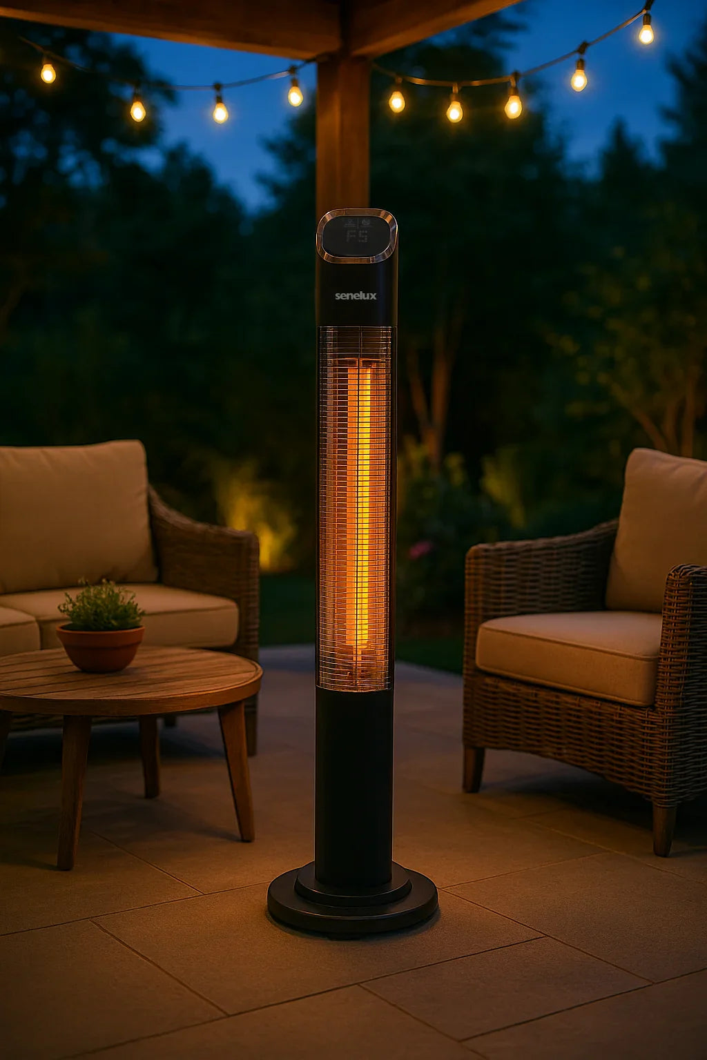 Senelux Infrared Patio Heater with Remote Control