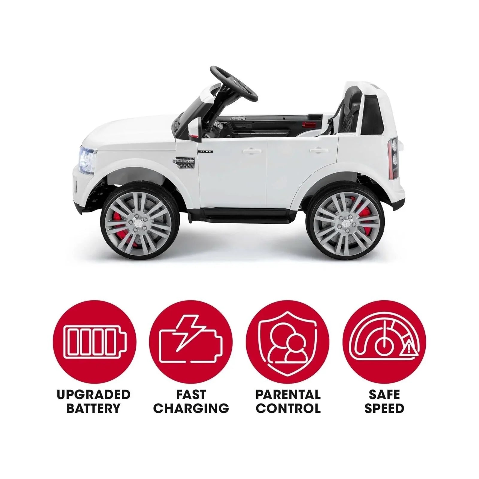 Landrover Discovery 12V Ride On- White
