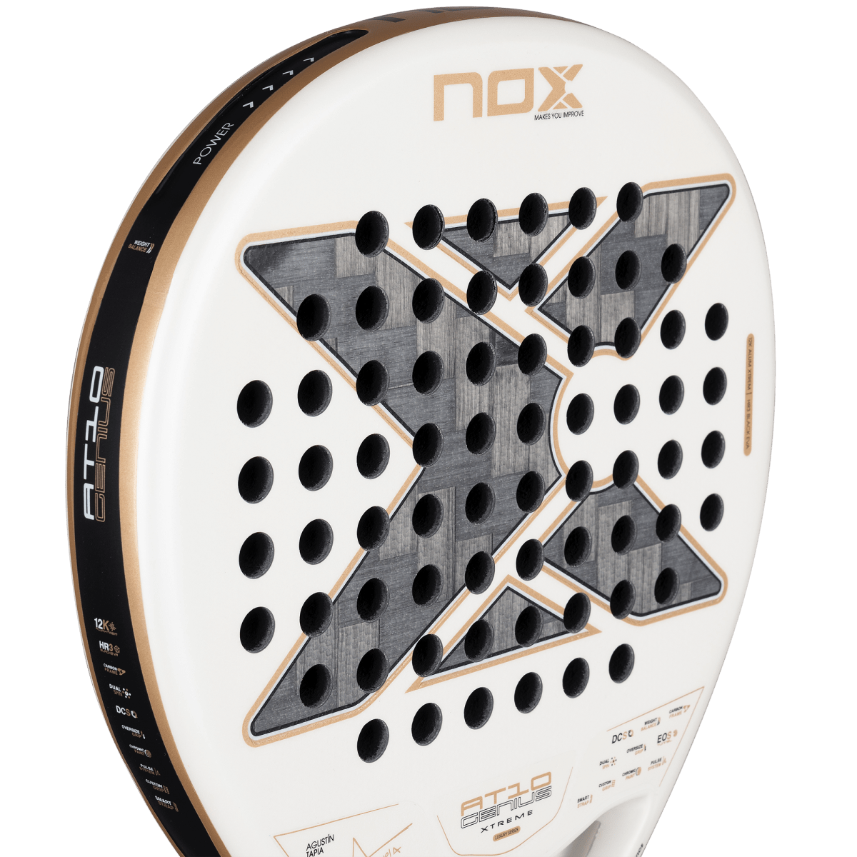 Padel Racket  Nox AT10 Genius 12K Alum by Agustín Tapia