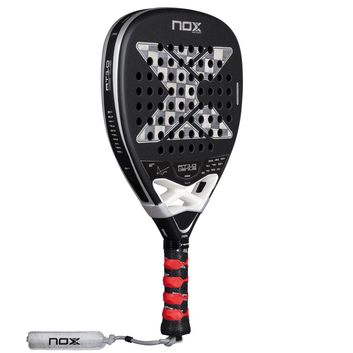Padel Racket AT10 Luxury Genius ATTACK 18K Alum 2026 by Agustín Tapia