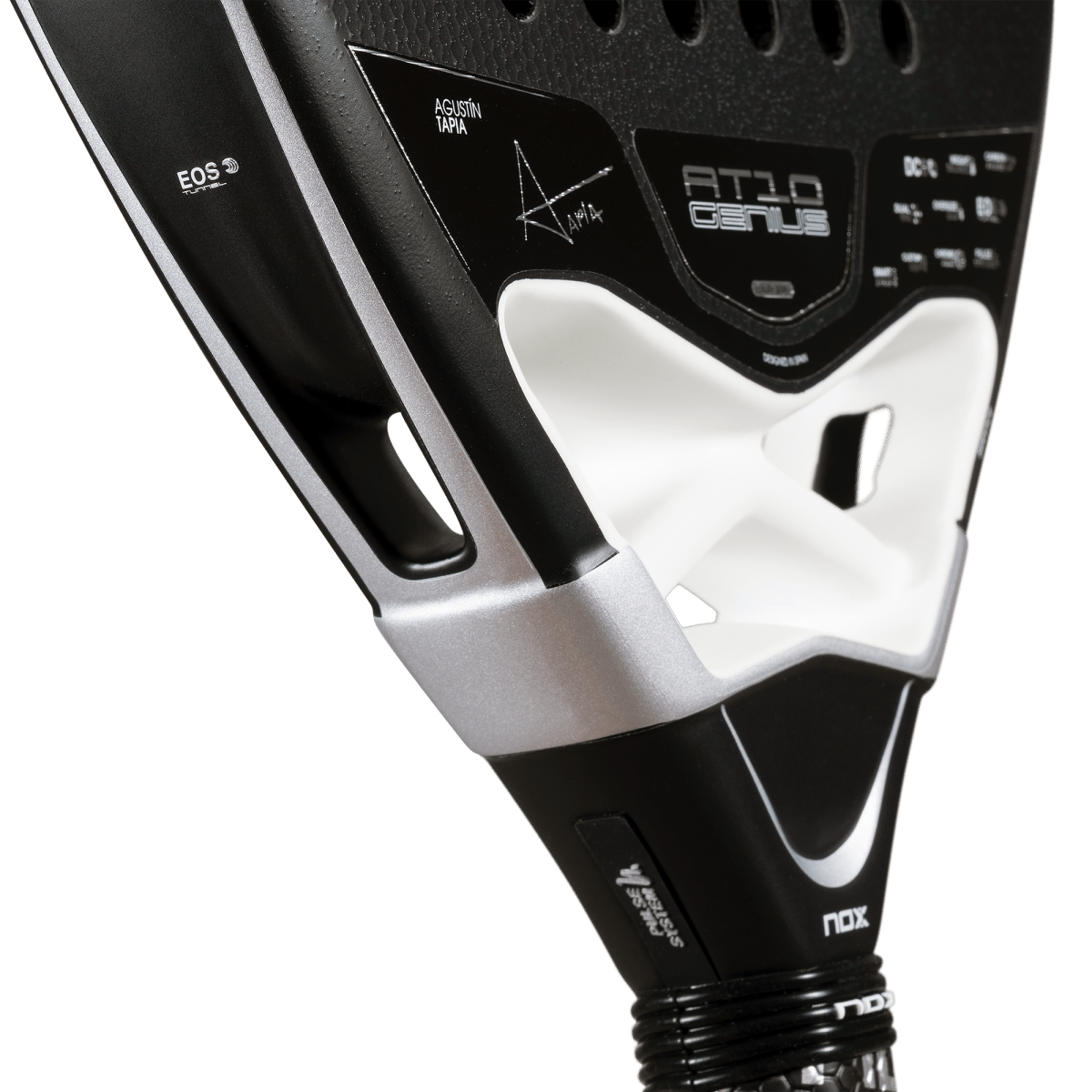 Padel Racket AT10 Luxury Genius ATTACK 18K Alum 2026 by Agustín Tapia