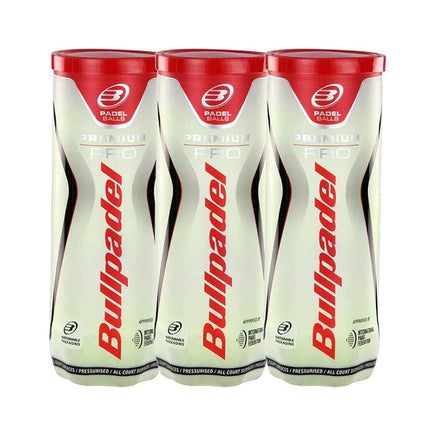 Bullpadel Premium Pro Padel Balls - Set of 3