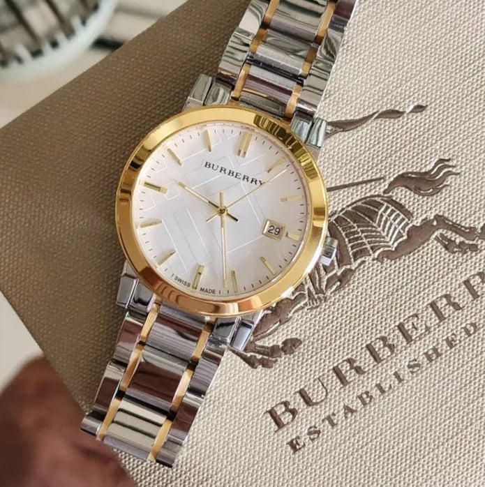 Women’s Watch Burberry Stainless Steel Silver & Gold BU9115