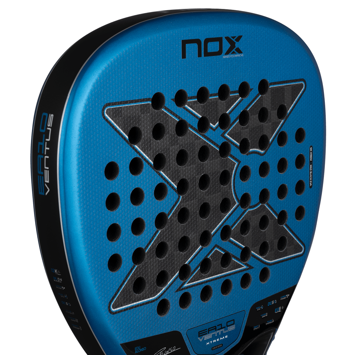 Padel Racket NOX EA10 Ventus Attack 12K XTREM by Edu Alonso