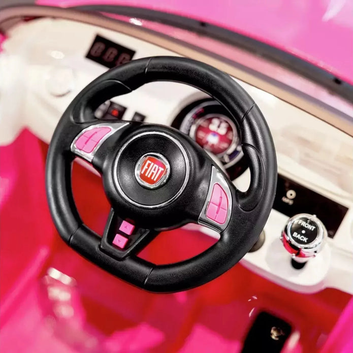 Fiat 500 12V Electric Ride On - Pink (Copy)