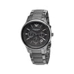 Emporio Armani Chronograph Men’s Watch Ceramic Black Strap With Black Dial + Travel Case
