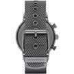 Emporio Armani Luigi Men’s Watch Grey Mesh Strap With Blue Dial + Travel Case