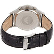 Emporio Armani Renato Men’s Watch Leather Black Strap With Silver Dial
