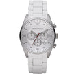 Emporio Armani Sportivo Men’s Watch Silicone White Strap With White Dial And Silver Case