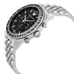 Emporio Armani Sportivo Men's Watch Stainless Steel Silver Strap With Black Dial
