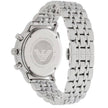 Emporio Armani Sportivo Men's Watch Stainless Steel Silver Strap With Black Dial
