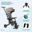 Xplor 6 in 1 Foldable Trike - Grey Olive (10m-5y)