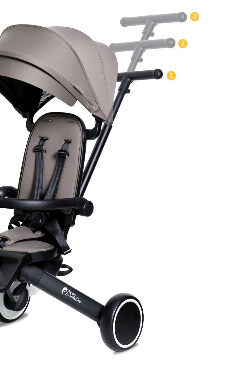 Xplor 6 in 1 Foldable Trike - Grey Olive (10m-5y)