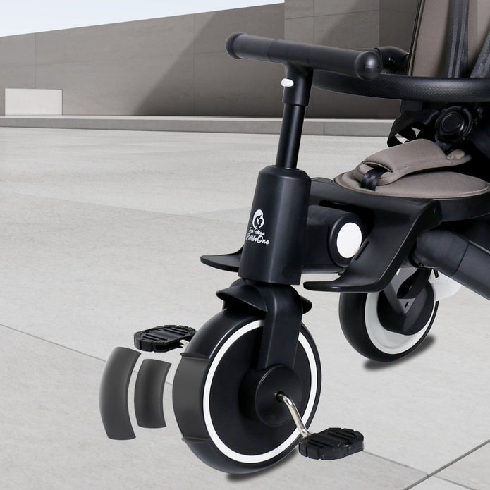 Xplor 6 in 1 Foldable Trike - Jet Black (10m-5y)