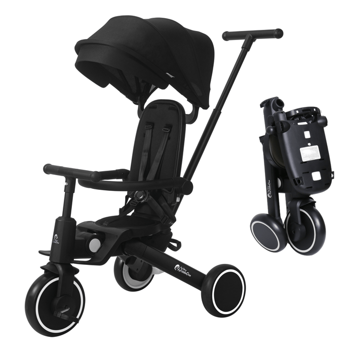 Xplor 6 in 1 Foldable Trike - Jet Black (10m-5y)