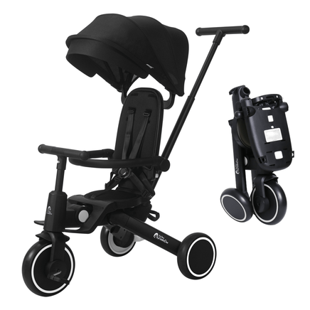 Xplor 6 in 1 Foldable Trike - Jet Black (10m-5y)