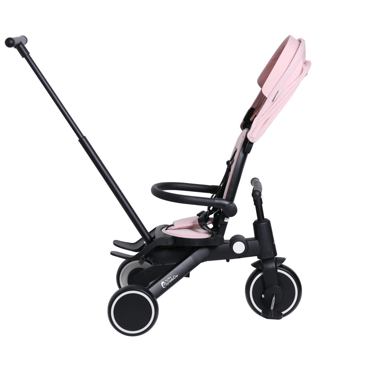 Xplor 6 in 1 Foldable Trike - Pastel Pink (10m-5y)